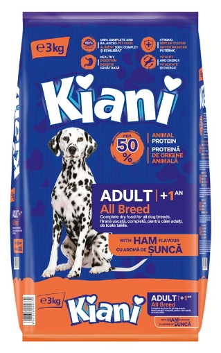 KIANI Adult All Breed cu ȘUNCĂ (+1an)